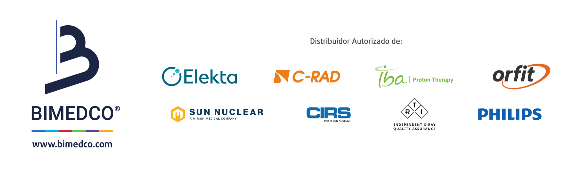 BIMEDCO - distribuidor autorizado de Elekta, C-RAD, IBA, Orfit, Sun Nuclear, CIRS, RTI y Philips